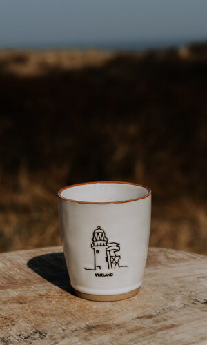 Waddenmokje Vlieland vuurtoren wit