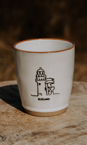 Waddenmokje Vlieland vuurtoren wit