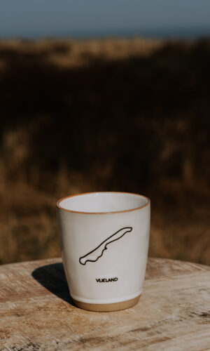 Waddenmokje Vlieland eiland wit