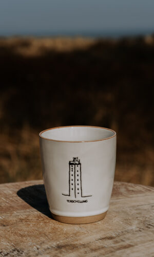 Waddenmokje Terschelling vuurtoren wit