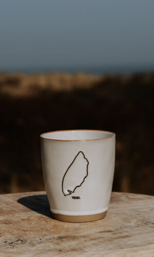 Waddenmokje Texel eiland wit