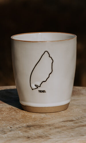 Waddenmokje Texel eiland wit