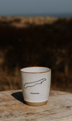 Waddenmokje Terschelling eiland wit