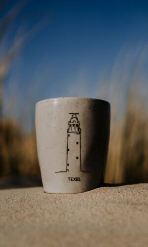 Waddenmokje Texel zeegrijs toren