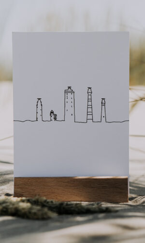 Waddenkaart Skyline wit A5