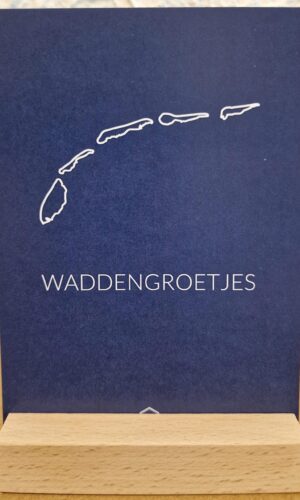 Waddenkaart waddengroetjes A6