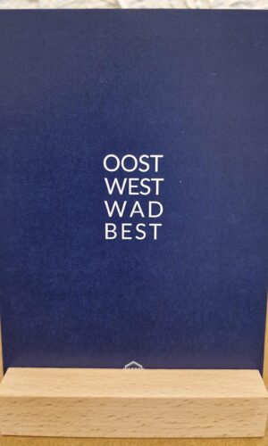Waddenkaart OWWB blauw A6