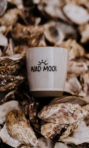 Waddenmokje Wad mooi wit