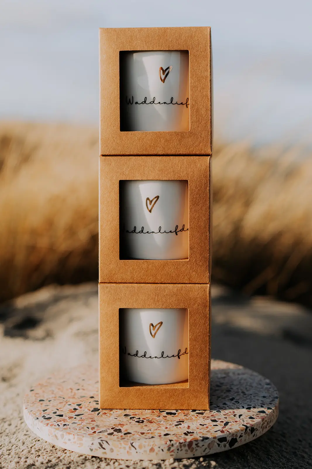 Limited edition mokje Waddenliefde goud - Afbeelding 3