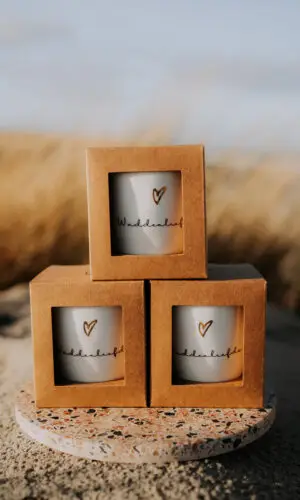 Limited edition mokje Waddenliefde goud