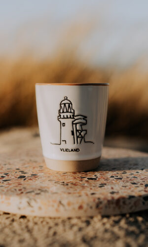 Wadden espressomokje Vlieland wit