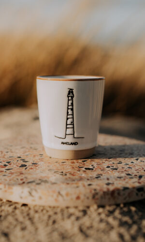 Wadden espressomokje Ameland wit